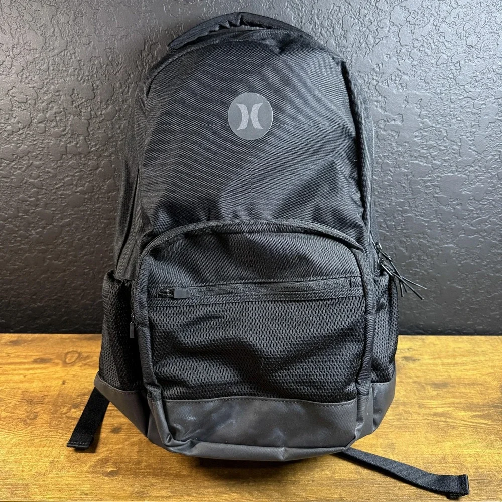 Hurley Renegade II HU0119 Black Polyester Backpack Mens Womens‎ OS